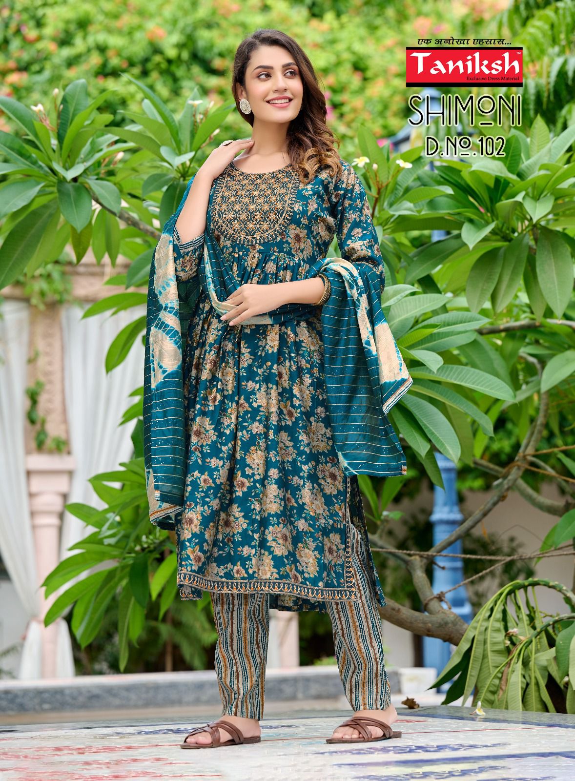 Simoni By Tanishk Printed Readymade Suits Catalog
